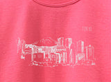 Tokyo Neon Pink Graphic Cropped Unisex Crewneck Sweatshirt