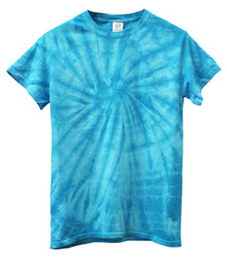 Tie-Dye Short Sleeve Unisex Tee, Hand Dyed Single Color