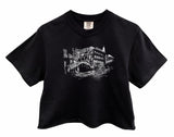 Venice Graphic Unisex Pigment Dyed Cropped Tee - Color Options Available