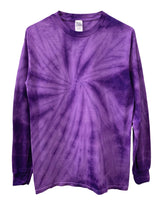 Tie-Dye Long Sleeve Unisex Tee, Hand Dyed