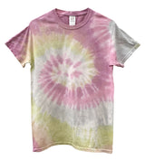 Pastel Tie-Dye Short Sleeve Unisex Tee, Hand Dyed