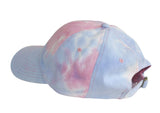 Rose Quartz Pastel Tie Dye Baseball Cap